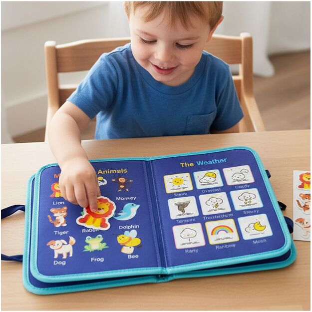 Montessori manipuliacinė lavinamoji veiklos knyga - lagaminas 4