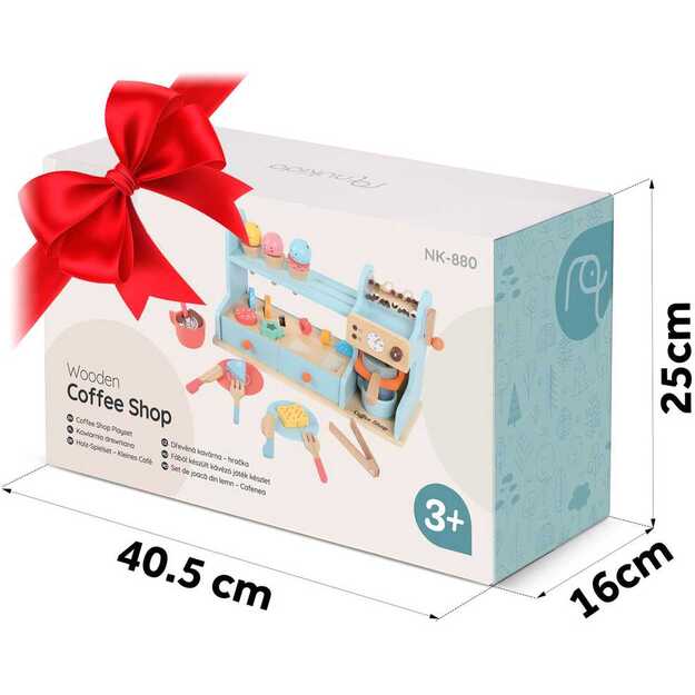 Medinis ledų kavinės žaislas vaikams Nukido NK-880 3