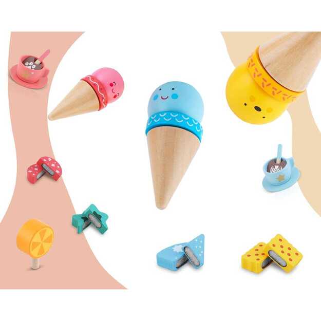 Medinis ledų kavinės žaislas vaikams Nukido NK-880 7