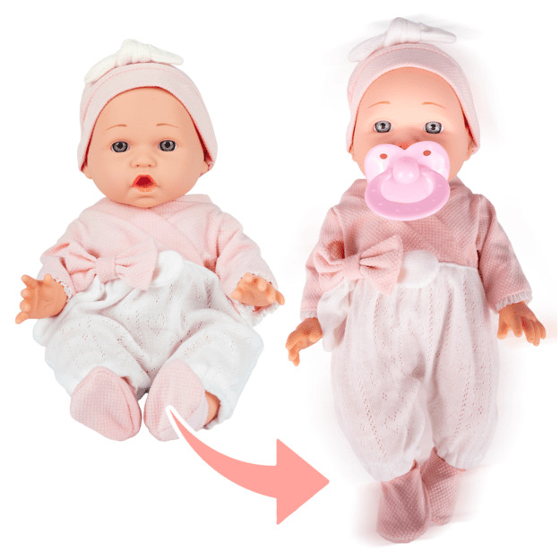 Lėlė kūdikis nešioklėje su patalyne 5