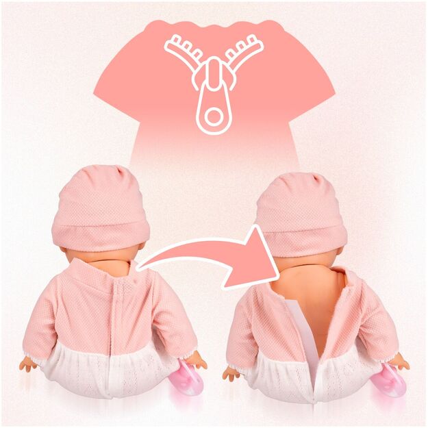 Lėlė kūdikis nešioklėje su patalyne 7