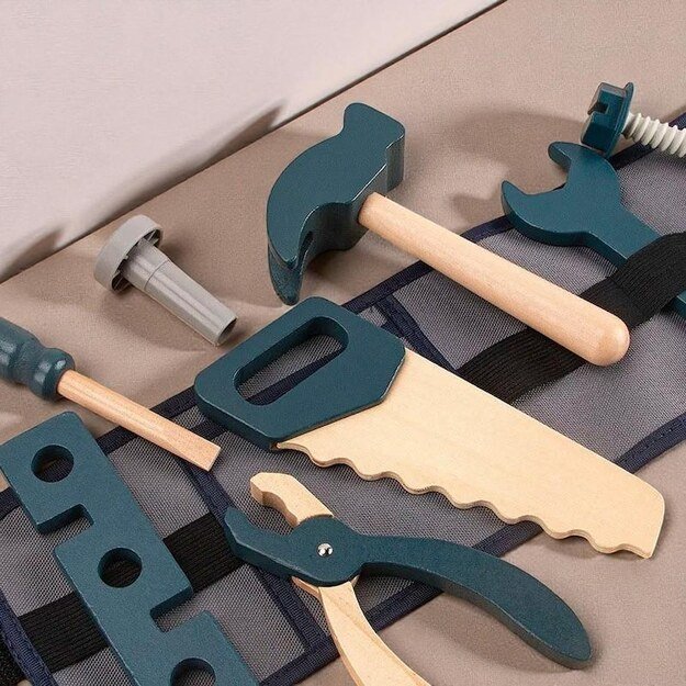 Medinis meistro įrankių rinkinys su diržu 4