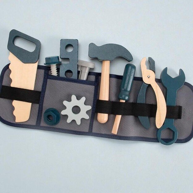 Medinis meistro įrankių rinkinys su diržu 5