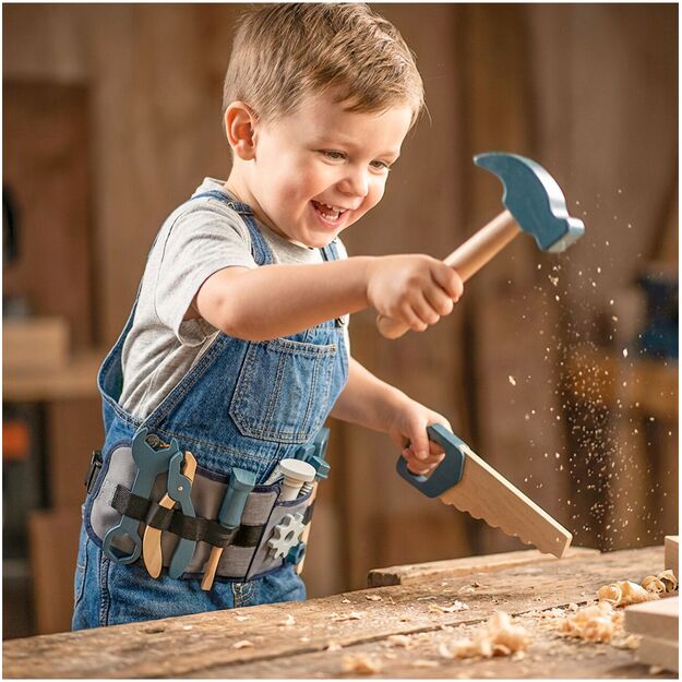 Medinis meistro įrankių rinkinys su diržu 6