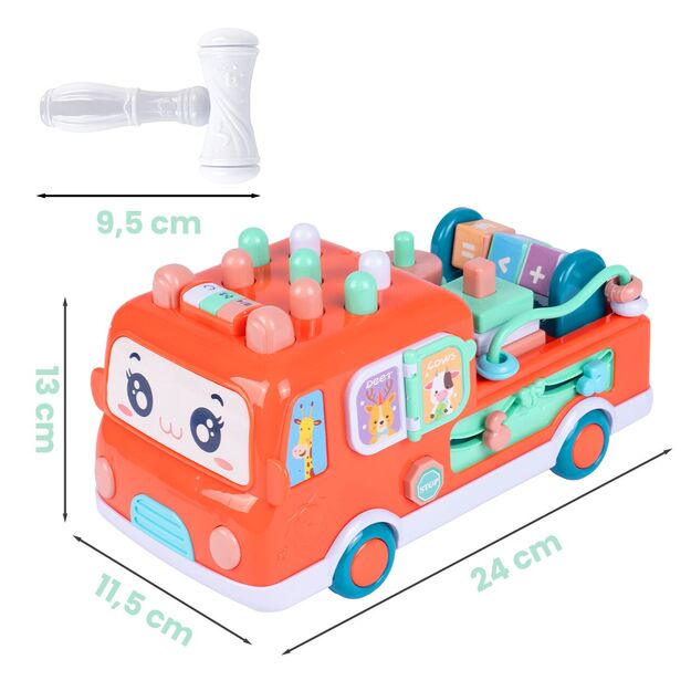 Lavinamasis veiklos centras muzikinis Autobusas kūdikiams 2