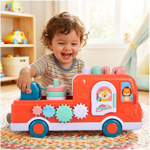 Lavinamasis veiklos centras muzikinis Autobusas kūdikiams 8