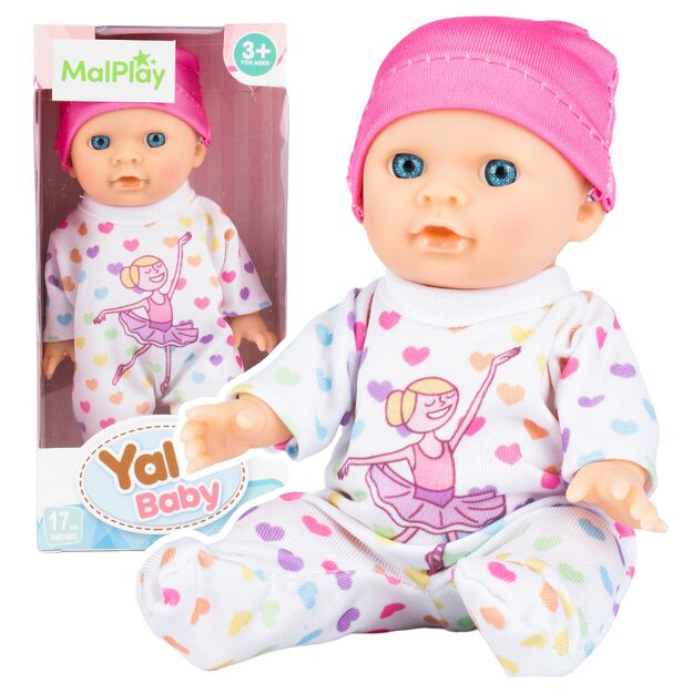 Maža, miela lėlytė švelniems apkabinimams, 17 cm