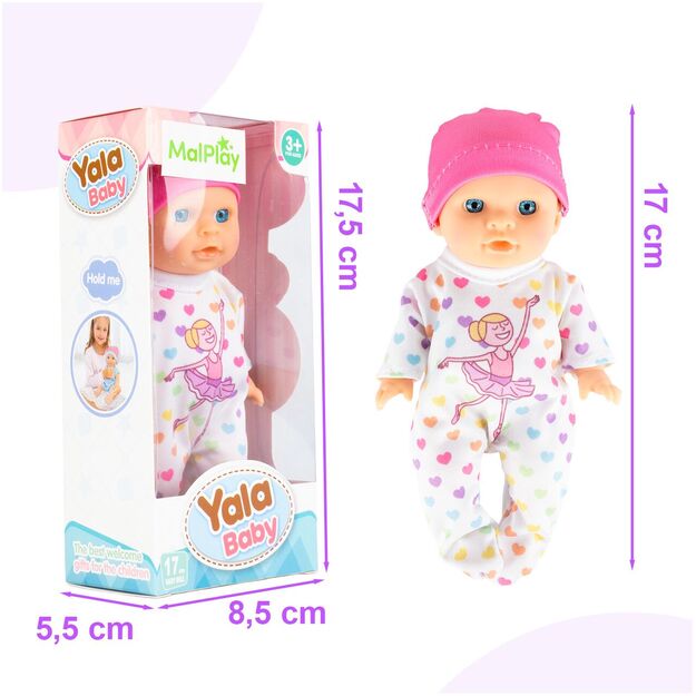 Maža, miela lėlytė švelniems apkabinimams, 17 cm 1