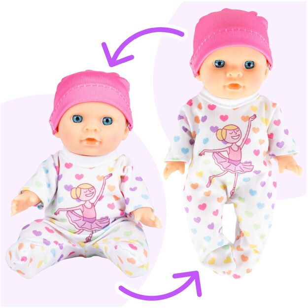 Maža, miela lėlytė švelniems apkabinimams, 17 cm 3