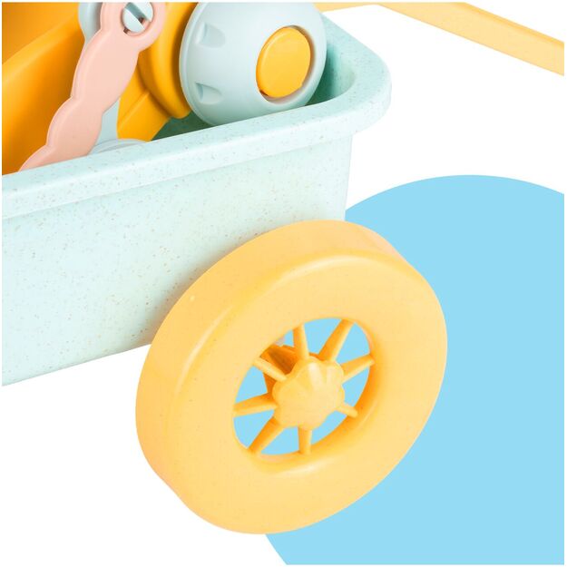 Vaikiškas karutis su smėlio žaislais ir savivarčiu 7