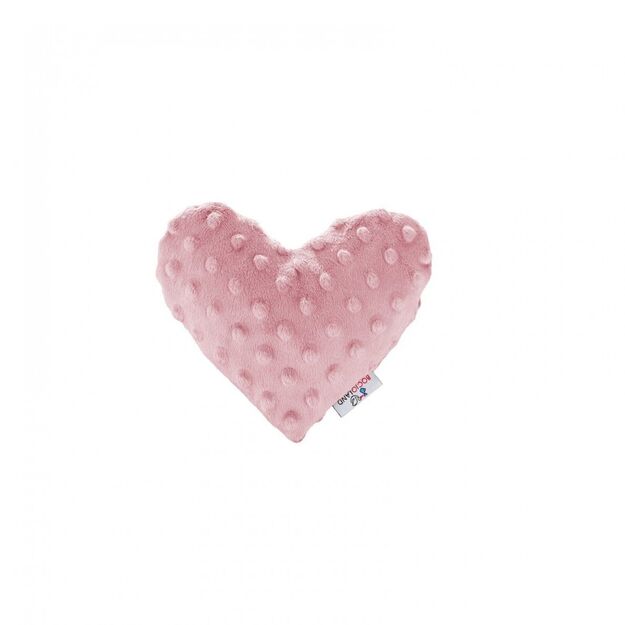 Bocioland vyšnių kauliukų pagalvėlė širdelė tamsiai rožinė