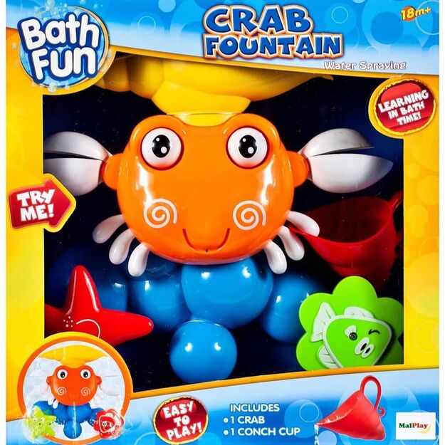 Vonios žaislas kūdikiams Krabas