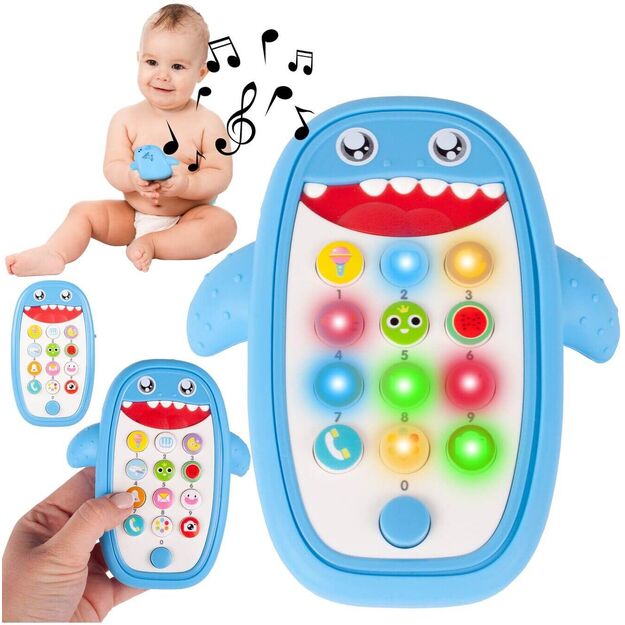 Žaislinis lavinamasis telefonas kūdikiams (anglų kalba)