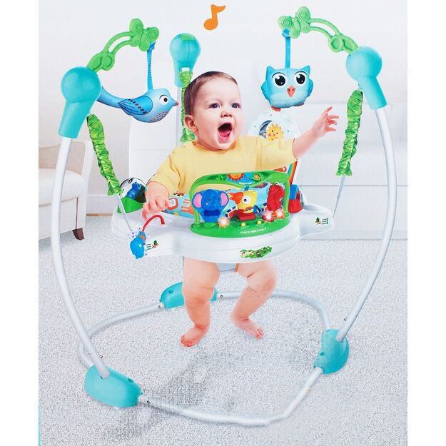 Interaktyvi kėdutė-šokliukas kūdikiui su garsais ir šviesomis