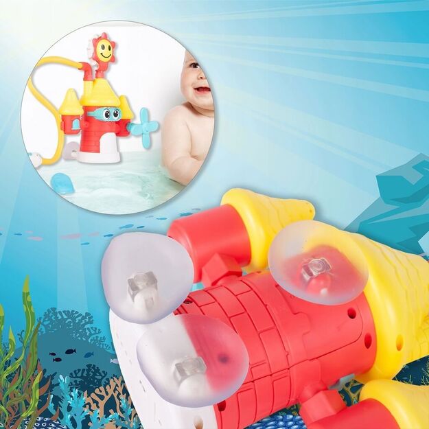 Vonios žaislas kūdikiams Pilis su dušu
