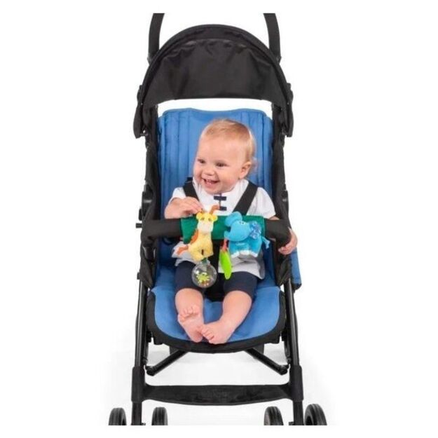 Minkštas žaislas vežimėlio pakabukas kūdikiams , Chicco