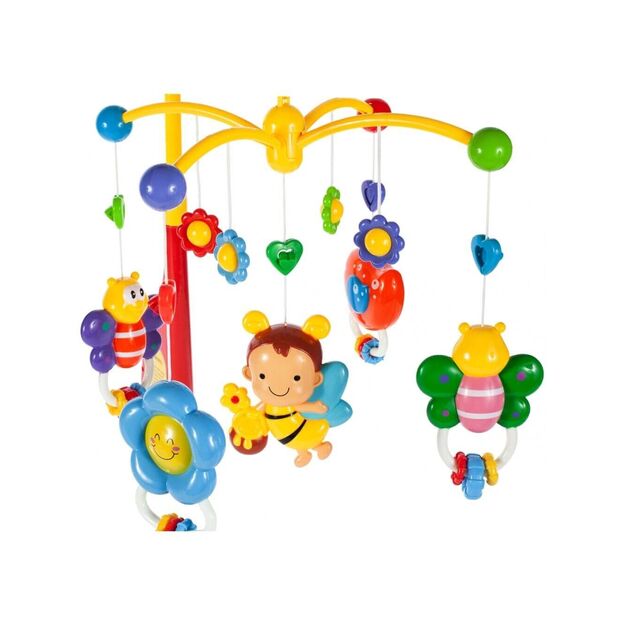 Muzikinė karuselė kūdikiams su laikmačiu Bitutės ir drugeliai