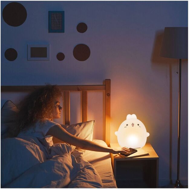Spalvas keičianti LED naktinė lempa kūdikiams su nuotolinio valdymo pultu