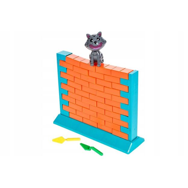 Arkadinis balansinis žaidimas " Pastatyk sieną su kačiuku"