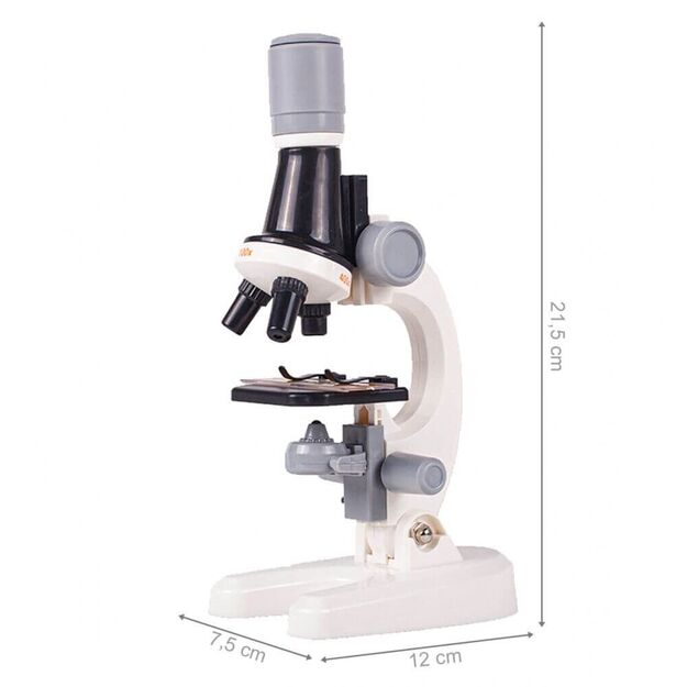 Žaislinis mikroskopas jaunajam mokslininkui