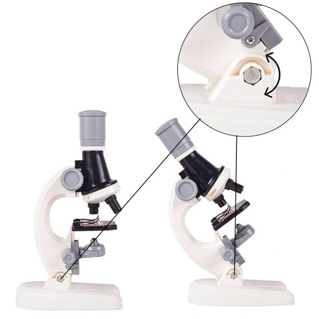 Žaislinis mikroskopas jaunajam mokslininkui