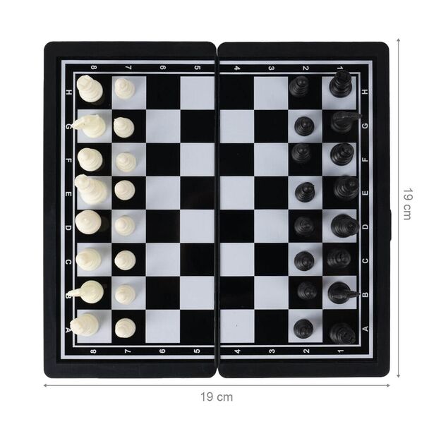 Magnetinių šaškių, šachmatų ir nardų rinkinys 3 in 1