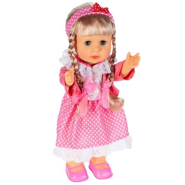 Interaktyvi lėlė Belinda, vaikšto ir dainuoja, 42 cm