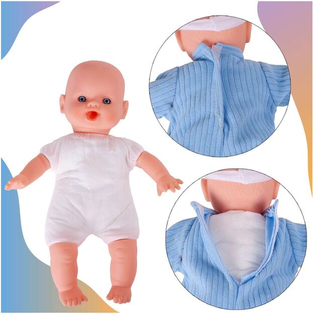 Lėlė kūdikis su čiulptuku, 26 cm, modelis parenkamas atsitiktiniu būdu