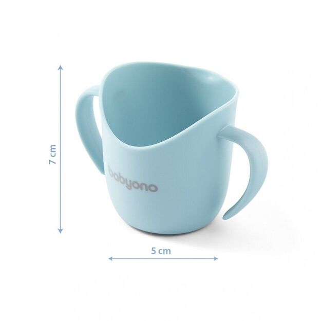 BabyOno ergonomiškas mokomasis puodelis, žydras
