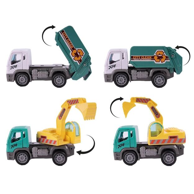 Žaislinis statybinių automobilių rinkinys