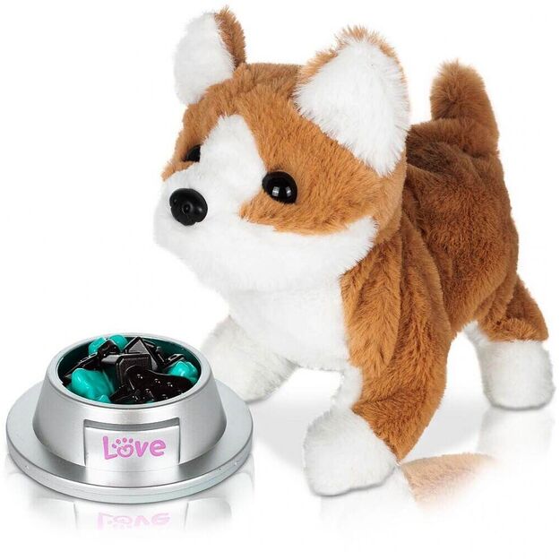 Interaktyvus minkštas žaislas Šuniukas su kirpyklos rinkiniu