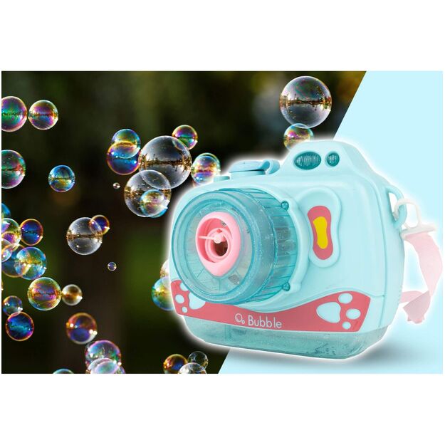 Muilo burbulų aparatas Fotoaparatas + 2 buteliai skysčio