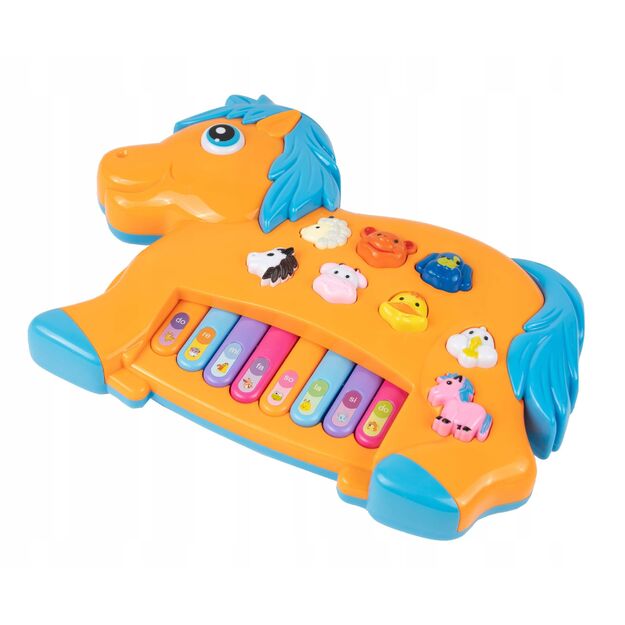 Vaikiškas pianinas Arkliukas su 2 moduliais