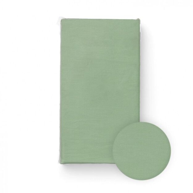 Bocioland paklodė su guma jersey, žalia, 120*60