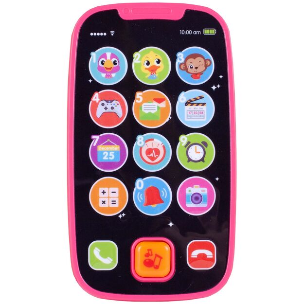 Vaikiškas interaktyvus telefonas su jutikliniu ekranu