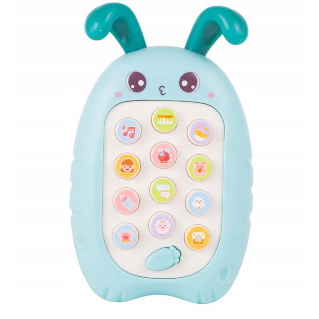 Žaislinis interaktyvus telefonas kūdikiams Zuikutis