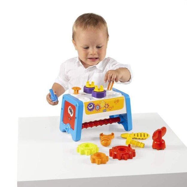 Lavinamasis žaislas kūdikiams Darbastalis su krumpliaračiais Chicco