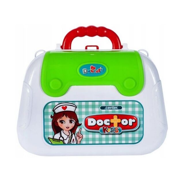 Vaikiškas gydytojo rinkinys lagaminėlyje