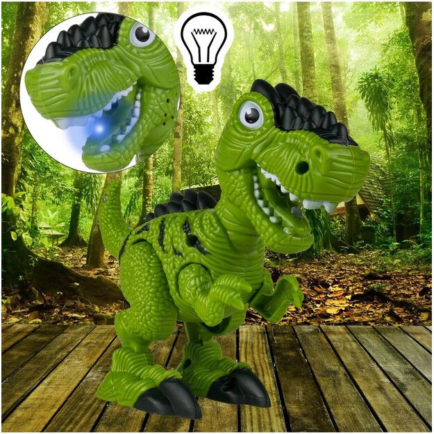 Interaktyvus dinozauras su šviesa ir garsu