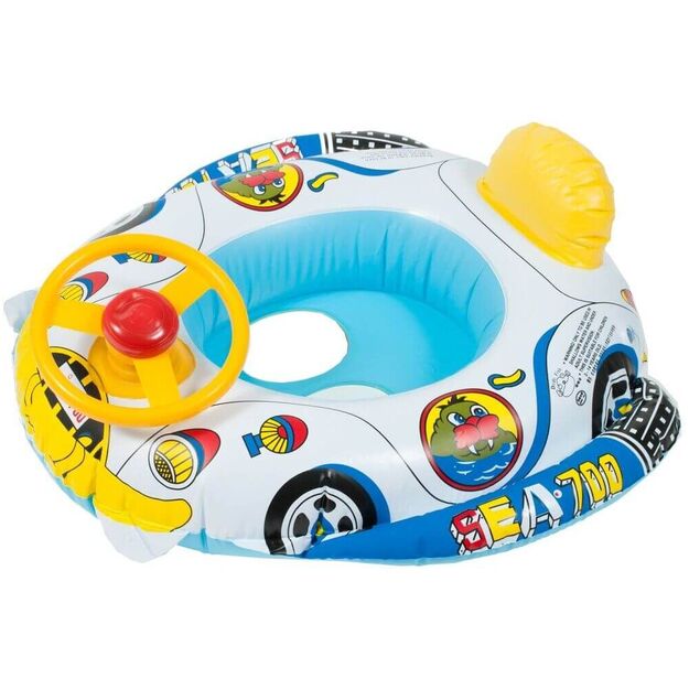 Vaikiškas plaukimo ratas su vairu 