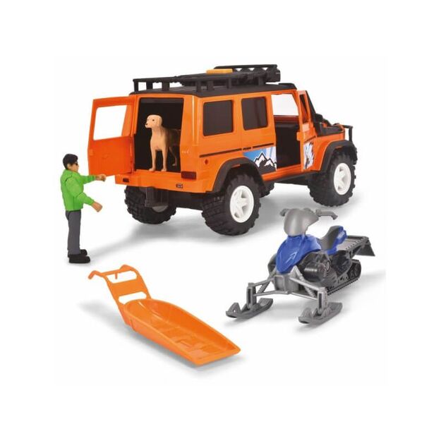 Žaislinis automobilis su kalnų gelbėjimo rinkiniu  38 cm