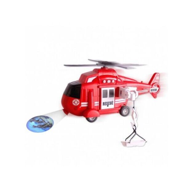 Žaislinis  Didelis gelbėjimo sraigtasparnis su garsais ir šviesomis