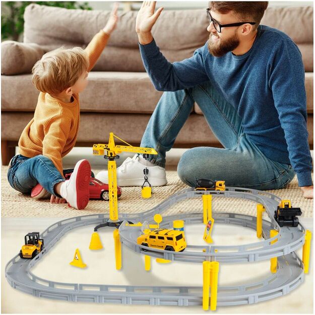 Žaislinė statybinė geležinkelio trasa