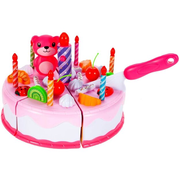 Žaislinis pjaustomas gimtadienio tortas, 80 vnt