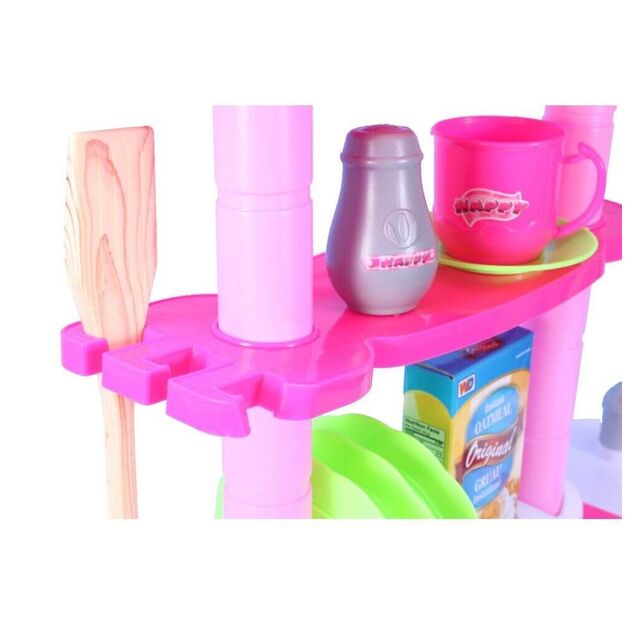 Vaikiška žaislinė virtuvėlė su priedais
