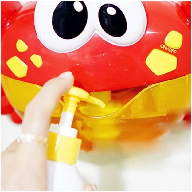 Vonios žaislas burbulus gaminantis krabas