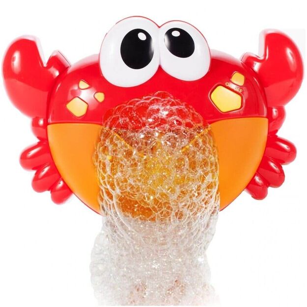 Vonios žaislas burbulus gaminantis krabas